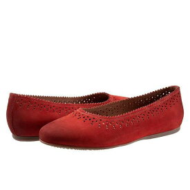 送料無料 ソフトウォーク SoftWalk レディース 女性用 シューズ 靴 フラット Selma - Red Nubuck