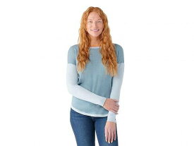 送料無料 スマートウール Smartwool レディース 女性用 ファッション セーター Shadow Pine Color-Block Sweater - Lead Heather