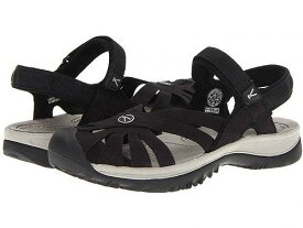 送料無料 キーン Keen レディース 女性用 シューズ 靴 サンダル Rose Sandal - Black/Neutral Gray