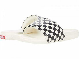 送料無料 バンズ Vans シューズ 靴 サンダル La Costa Slide-On - (Checkerboard) Black/Marshmallow