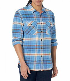 送料無料 ペンドルトン Pendleton メンズ 男性用 ファッション ボタンシャツ Burnside Flannel Shirt - Seaside Blue/Red Plaid