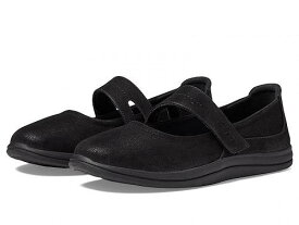 送料無料 クラークス Clarks レディース 女性用 シューズ 靴 フラット Breeze MJ - Black Synthetic