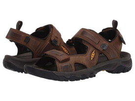 送料無料 キーン Keen メンズ 男性用 シューズ 靴 サンダル Targhee III Open Toe Sandal - Bison/Mulch