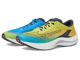 送料無料 ミズノ Mizuno メンズ 男性用 シューズ 靴 スニーカー 運動靴 Wave Rebellion Flash - Bolt/Ombre Blue