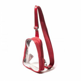 送料無料 バッガリーニ Baggallini レディース 女性用 バッグ 鞄 バックパック リュック Clear Stadium Mini Sling - Red