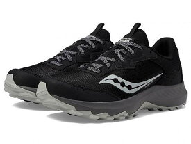 送料無料 サッカニー Saucony メンズ 男性用 シューズ 靴 スニーカー 運動靴 Aura TR - Black/Gravel 1