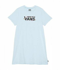 送料無料 バンズ Vans Kids 女の子用 ファッション 子供服 ドレス Butterfly Floral Dress (Big Kids) - Delicate Blue