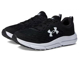 送料無料 アンダーアーマー Under Armour メンズ 男性用 シューズ 靴 スニーカー 運動靴 Charged Assert 10 - Black/Black/White