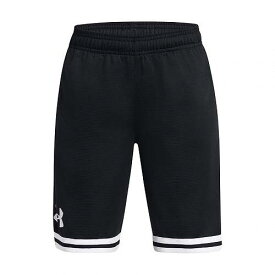 送料無料 アンダーアーマー Under Armour Kids 男の子用 ファッション 子供服 ショートパンツ 短パン Perimeter Basketball Shorts (Big Kids) - Black/White