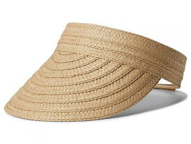 送料無料 Madewell レディース 女性用 ファッション雑貨 小物 帽子 バイザー Packable Braided Straw Visor - Natural Multi