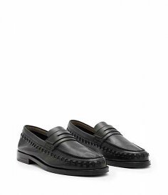 送料無料 AllSaints メンズ 男性用 シューズ 靴 オックスフォード 紳士靴 通勤靴 Sammy Leather Loafer - Black