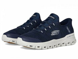 送料無料 スケッチャーズ SKECHERS メンズ 男性用 シューズ 靴 スニーカー 運動靴 Glide-Step Zefyr Hands Free Slip-in - Navy