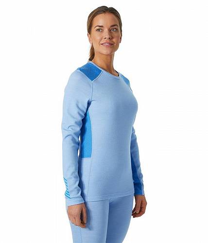 送料無料 ヘリーハンセン Helly Hansen レディース 女性用 ファッション アクティブシャツ Lifa Merino Midweight Crew - Bright Blue：グッズ×グッズ