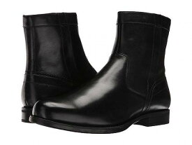 送料無料 フローシャイム Florsheim メンズ 男性用 シューズ 靴 ブーツ ドレスブーツ Midtown Plain Toe Zipper Boot - Black Smooth