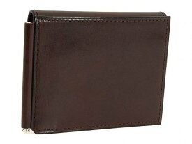 送料無料 ボスカ Bosca メンズ 男性用 ファッション雑貨 小物 財布 小銭入れ カードケース Old Leather Collection - Money Clip w/ Pocket - Dark Brown Leather