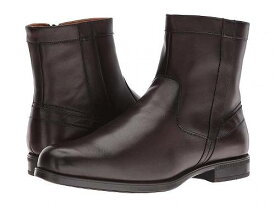 送料無料 フローシャイム Florsheim メンズ 男性用 シューズ 靴 ブーツ ドレスブーツ Midtown Plain Toe Zipper Boot - Brown Smooth
