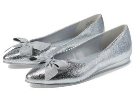 送料無料 ケネスコール Kenneth Cole Reaction レディース 女性用 シューズ 靴 フラット Lily Bow - Silver Metallic