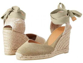 送料無料 CASTANER レディース 女性用 シューズ 靴 ヒール Chiara 80 mm Wedge Espadrille - Sand