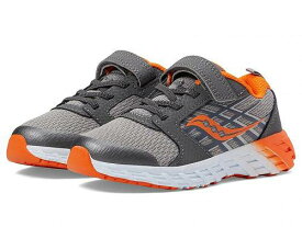 送料無料 サッカニー Saucony Kids 男の子用 キッズシューズ 子供靴 スニーカー 運動靴 Wind A/C 2.0 (Little Kid/Big Kid) - Grey/Orange