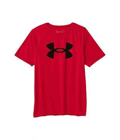 送料無料 アンダーアーマー Under Armour Kids メンズ 男性用 ファッション アクティブシャツ Tech Big Logo Short Sleeve (Big Kids) - Red/Black