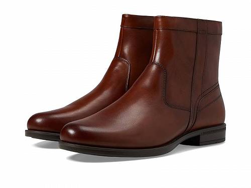 送料無料 フローシャイム Florsheim メンズ 男性用 シューズ 靴 ブーツ ドレスブーツ Midtown Plain Toe Zipper Boot - Cognacのサムネイル