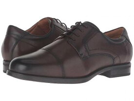 送料無料 フローシャイム Florsheim メンズ 男性用 シューズ 靴 オックスフォード 紳士靴 通勤靴 Midtown Cap Toe Oxford - Brown Smooth