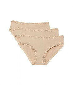 送料無料 ネイトリ Natori レディース 女性用 ファッション 下着 ショーツ Bliss Girl Brief 3-Pack Panties - Café/Café/Cafe