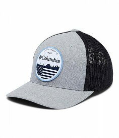 送料無料 コロンビア Columbia ファッション雑貨 小物 帽子 タッカーハット Columbia Mesh(TM) Ballcap - Columbia Grey Heather/Black/Flag