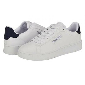 送料無料 カルバンクライン Calvin Klein メンズ 男性用 シューズ 靴 スニーカー 運動靴 Horaldo - White/Navy