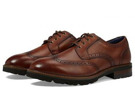 送料無料 フローシャイム Florsheim メンズ 男性用 シューズ 靴 オックスフォード 紳士靴 通勤靴 Renegade Wing Tip Oxford - Cognac