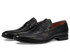 送料無料 フローシャイム Florsheim メンズ 男性用 シューズ 靴 オックスフォード 紳士靴 通勤靴 Zaffiro Moc Toe Penny Loafer - Black