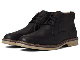 送料無料 フローシャイム Florsheim メンズ 男性用 シューズ 靴 ブーツ チャッカブーツ Norwalk Plain Toe Chukka Boot - Black Crazy Horse