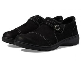 送料無料 クラークス Clarks レディース 女性用 シューズ 靴 フラット Carleigh Pearl - Black Nubuck