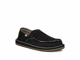 送料無料 サヌーク Sanuk メンズ 男性用 シューズ 靴 スニーカー 運動靴 Donny Hemp Two-Tone - Black