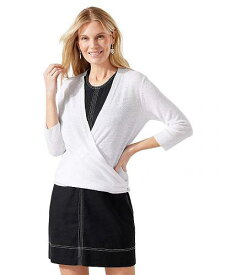 送料無料 トミーバハマ Tommy Bahama レディース 女性用 ファッション セーター Addison Linen Rayon Cardigan - White