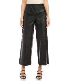 送料無料 カレンケーン Karen Kane レディース 女性用 ファッション パンツ ズボン Cropped Faux Leather Pants - Black 1