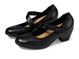 送料無料 クラークス Clarks レディース 女性用 シューズ 靴 ヒール Emily 2 Mabel - Black Leather