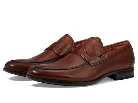 送料無料 フローシャイム Florsheim メンズ 男性用 シューズ 靴 オックスフォード 紳士靴 通勤靴 Zaffiro Moc Toe Penny Loafer - Cognac