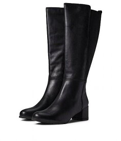 送料無料 ナチュラライザー Naturalizer レディース 女性用 シューズ 靴 ブーツ ロングブーツ Brent Waterproof - Black Leather Wide Calf