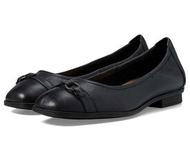 送料無料 クラークス Clarks レディース 女性用 シューズ 靴 スリッパ Lyrical Sky - Black Leather