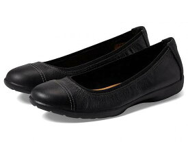 送料無料 クラークス Clarks レディース 女性用 シューズ 靴 フラット Meadow Opal - Black Leather