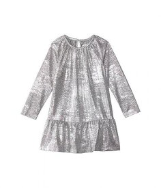 送料無料 Hatley Kids 女の子用 ファッション 子供服 ドレス Silver Shimmer Aline Dress (Toddler/Little Kids/Big Kids) - Grey