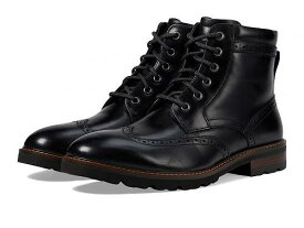 送料無料 フローシャイム Florsheim メンズ 男性用 シューズ 靴 オックスフォード 紳士靴 通勤靴 Renegade Wing Tip Lace-Up Boot - Black