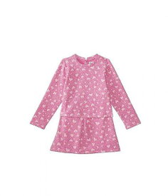 送料無料 Hatley Kids 女の子用 ファッション 子供服 ドレス Jacquard Hearts Layered Shift Dress (Toddler/Little Kids/Big Kids) - Pink