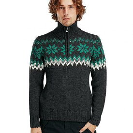 送料無料 ダーレ・オブ・ノルウェイ Dale of Norway メンズ 男性用 ファッション セーター Myking Sweater - Dark Grey/Bright Green