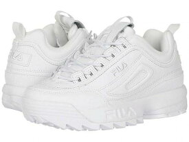 送料無料 フィラ Fila レディース 女性用 シューズ 靴 スニーカー 運動靴 Disruptor II Premium Fashion Sneaker - White/White/White