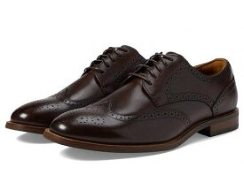 送料無料 フローシャイム Florsheim メンズ 男性用 シューズ 靴 オックスフォード 紳士靴 通勤靴 Rucci Wing Tip Oxford - Brown