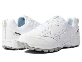 送料無料 ミズノ Mizuno メンズ 男性用 シューズ 靴 スニーカー 運動靴 Ambition 2 All Surface Low Turf Shoes - White