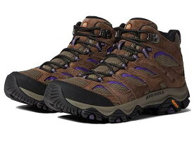 送料無料 メレル Merrell レディース 女性用 シューズ 靴 ブーツ ハイキング トレッキング Moab 3 Mid - Bracken/Purple