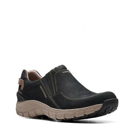 送料無料 クラークス Clarks レディース 女性用 シューズ 靴 フラット Wave Plateau - Black Nubuck